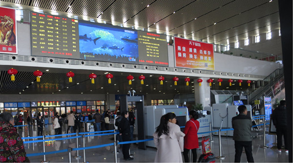 河南安陽東高鐵站LED廣告價(jià)格
