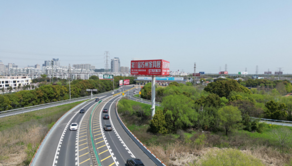蘇州高速收費站廣告價格？蘇州東收費站立柱大牌廣告收費站廣告
