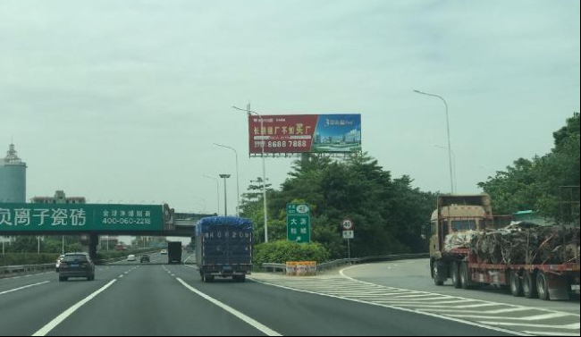 廣佛雙面高桿戶外大牌廣三高速?gòu)V告投放，江肇高速?gòu)V告價(jià)格
